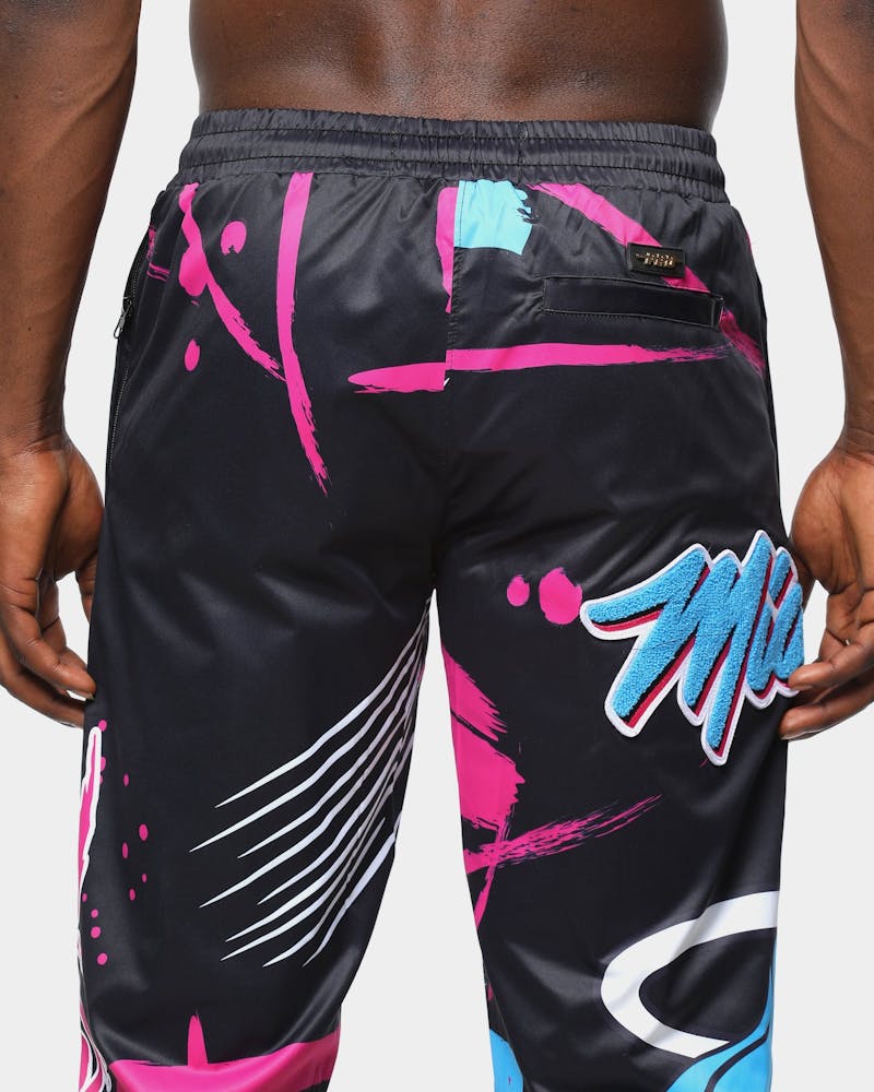 Black Pyramid Men S Miami Heat Vice Logo Pant Black Culture Kings Us