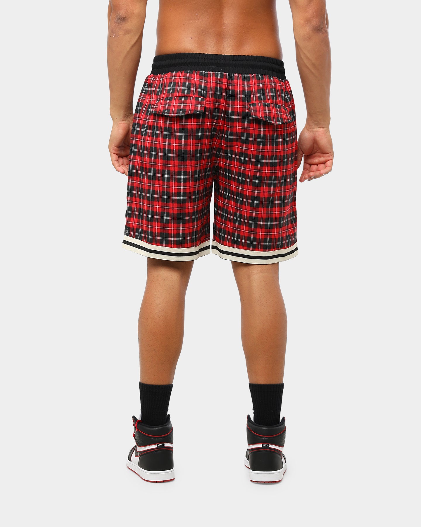 tartan basketball shorts