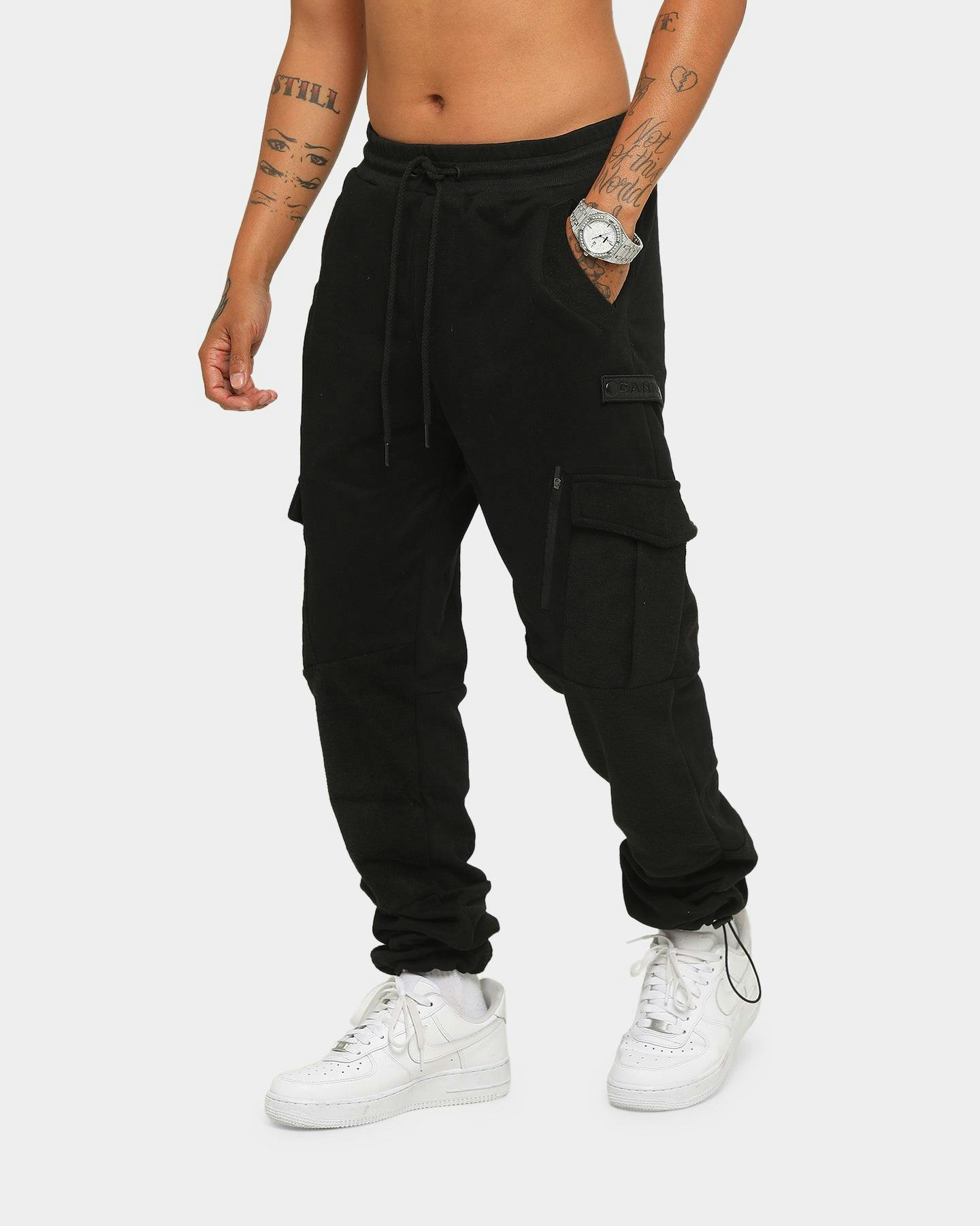 Carré Evolution Cargo Track Pant Black | Culture Kings US