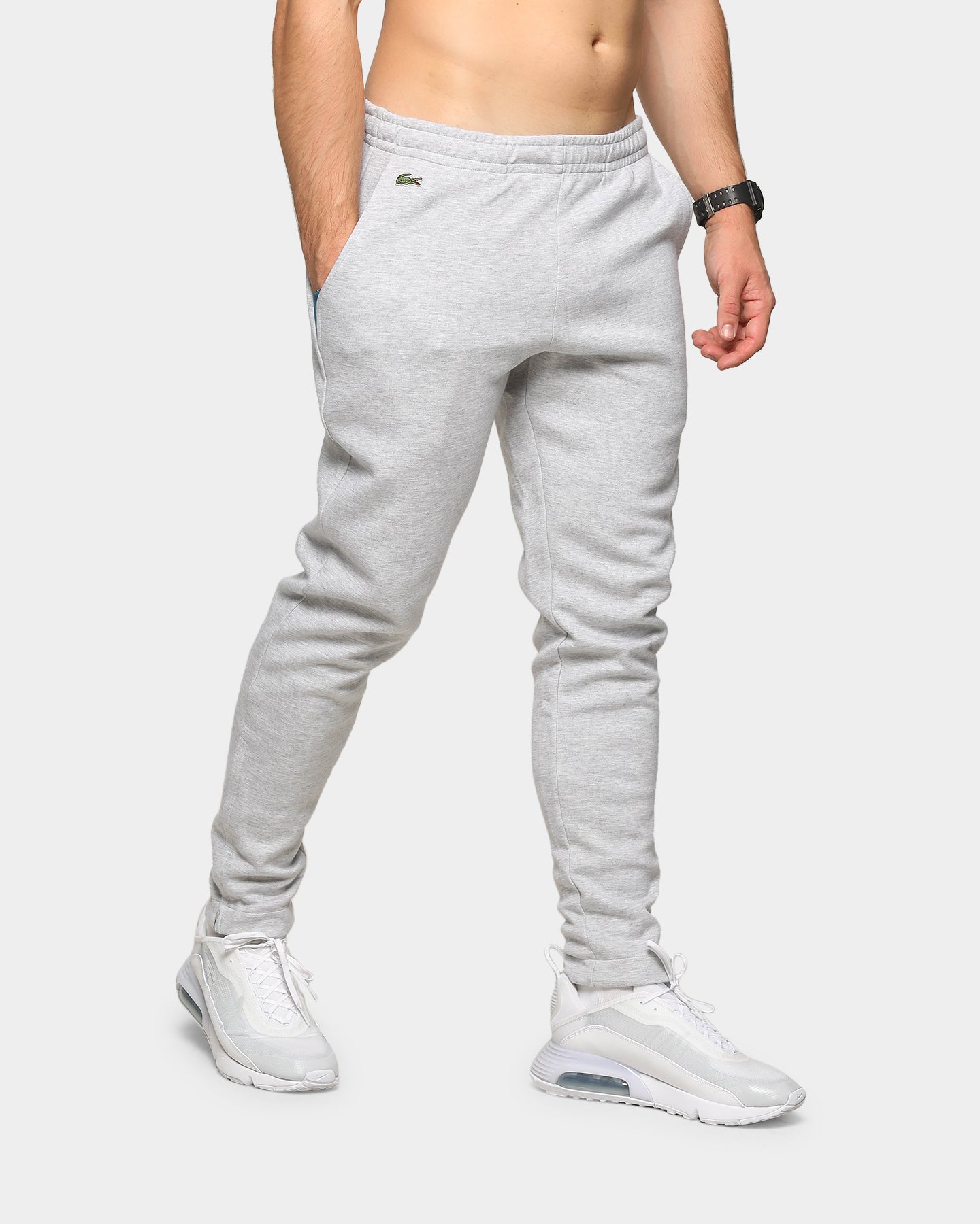 lacoste core fleece track top