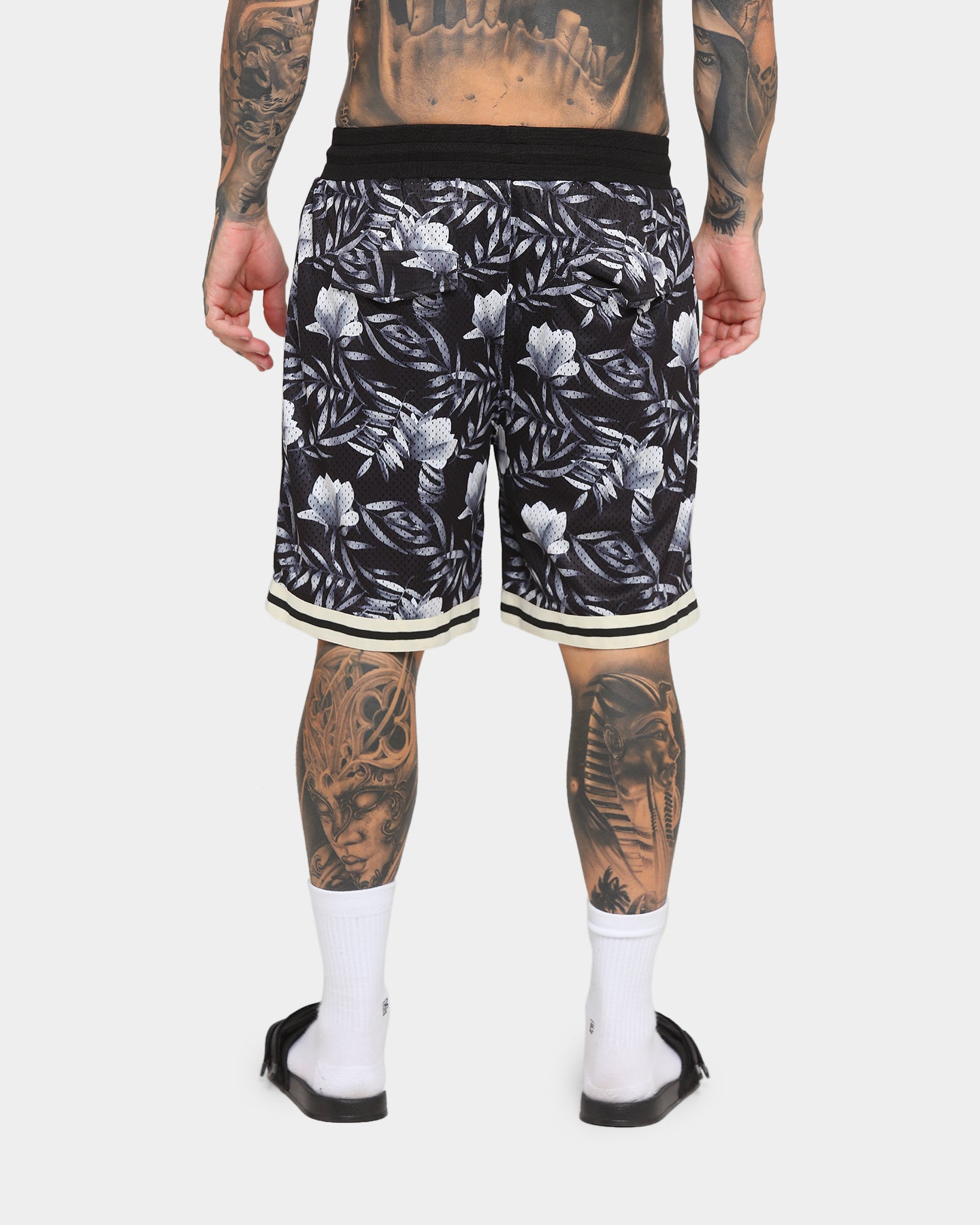 floral basketball shorts