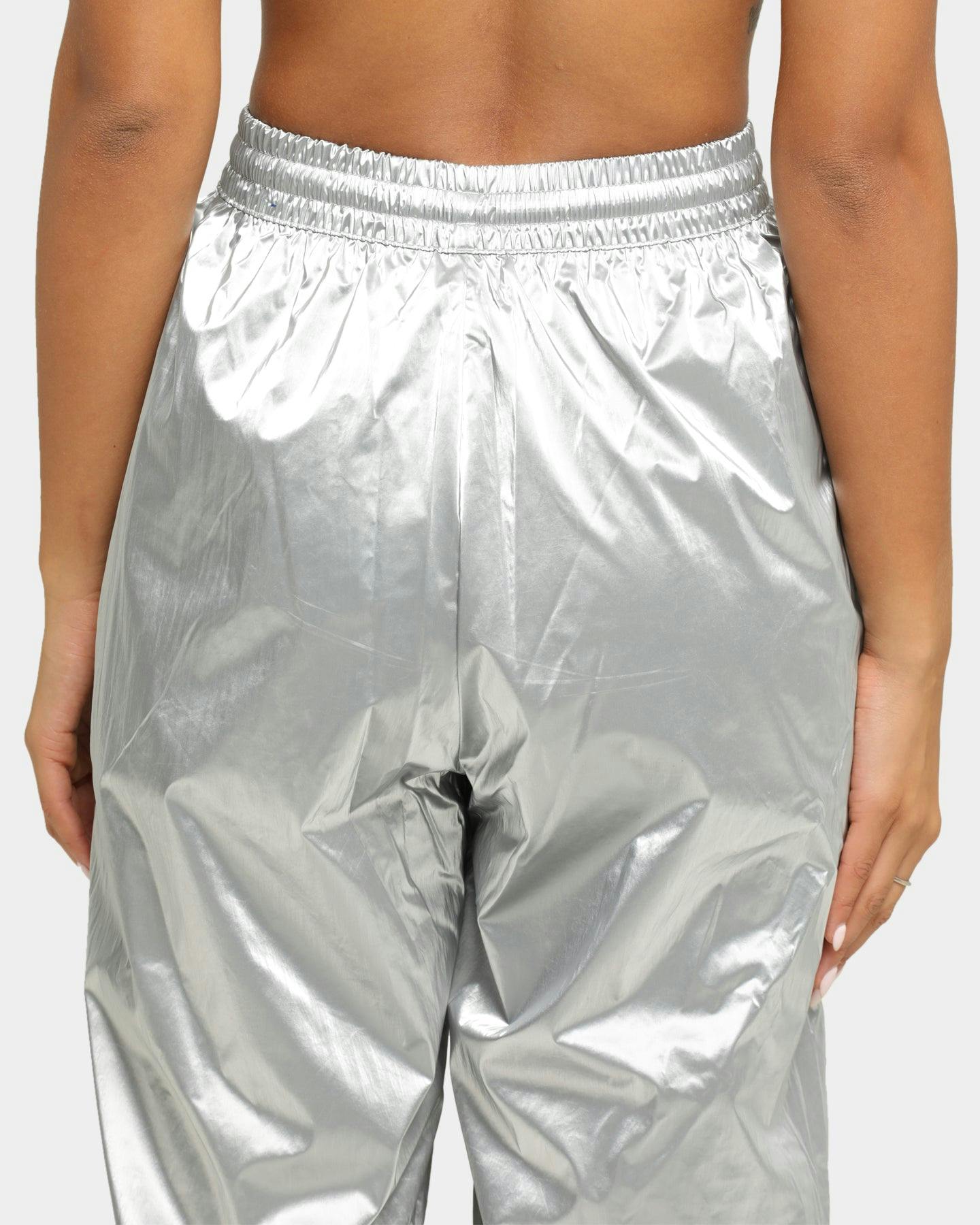 shiny adidas track pants