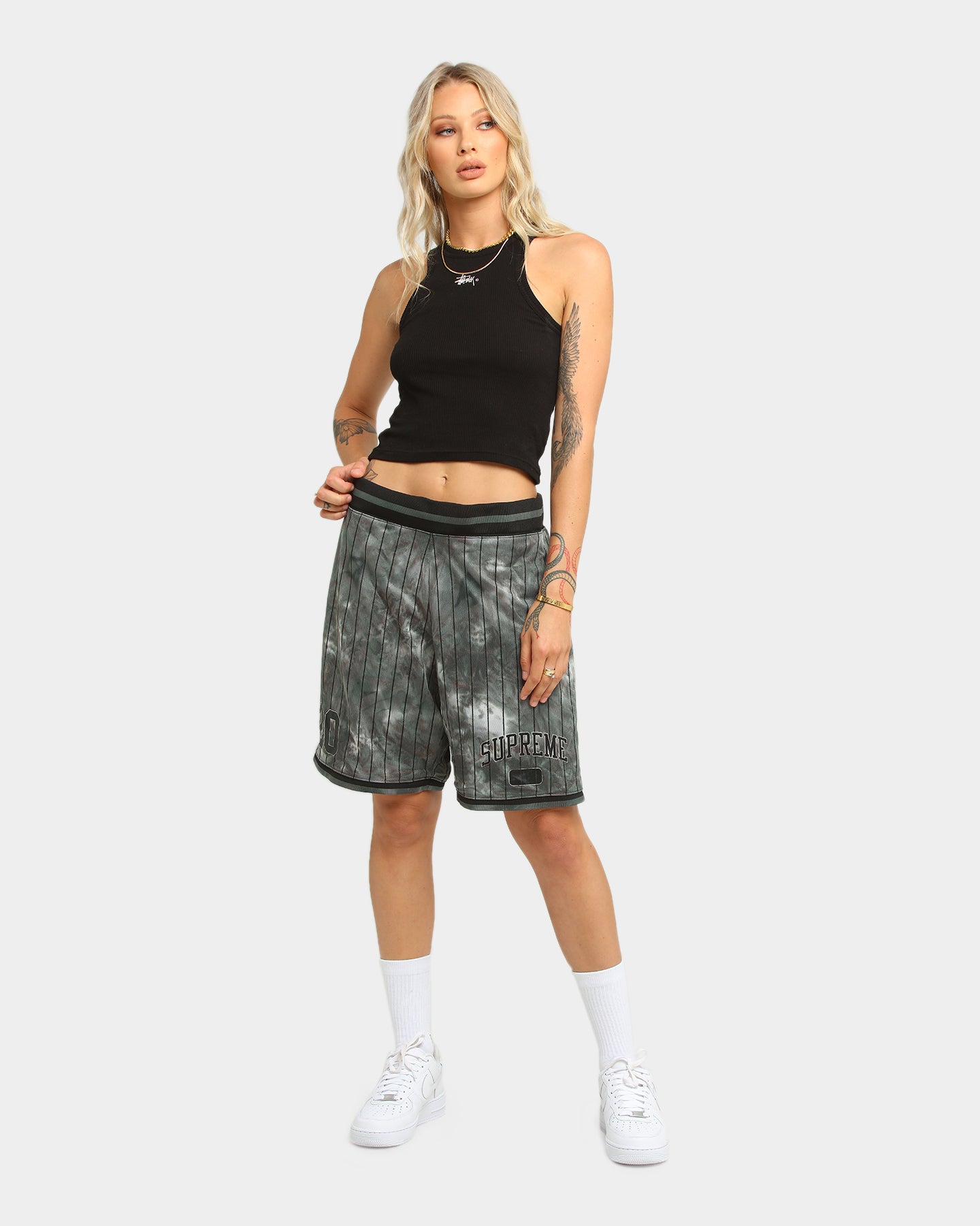 supreme shorts womens