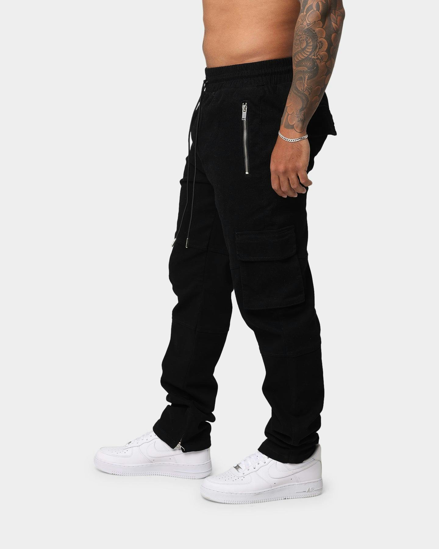 EN ES Poseidon Cargo Pants Black | Culture Kings US