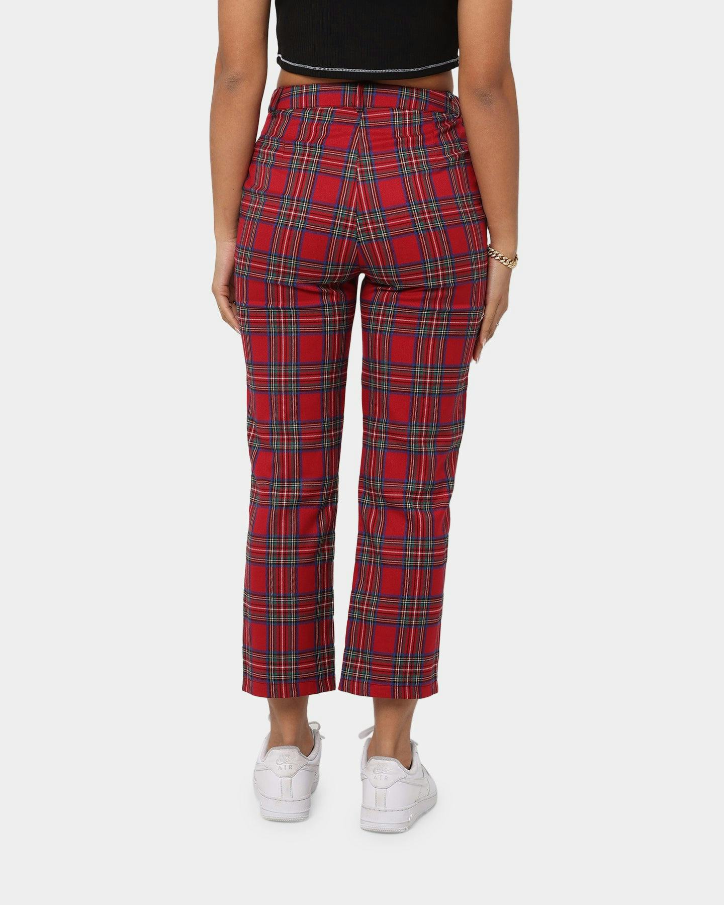 XXIII Women's Shary Tartan Pant Red | Culture Kings US