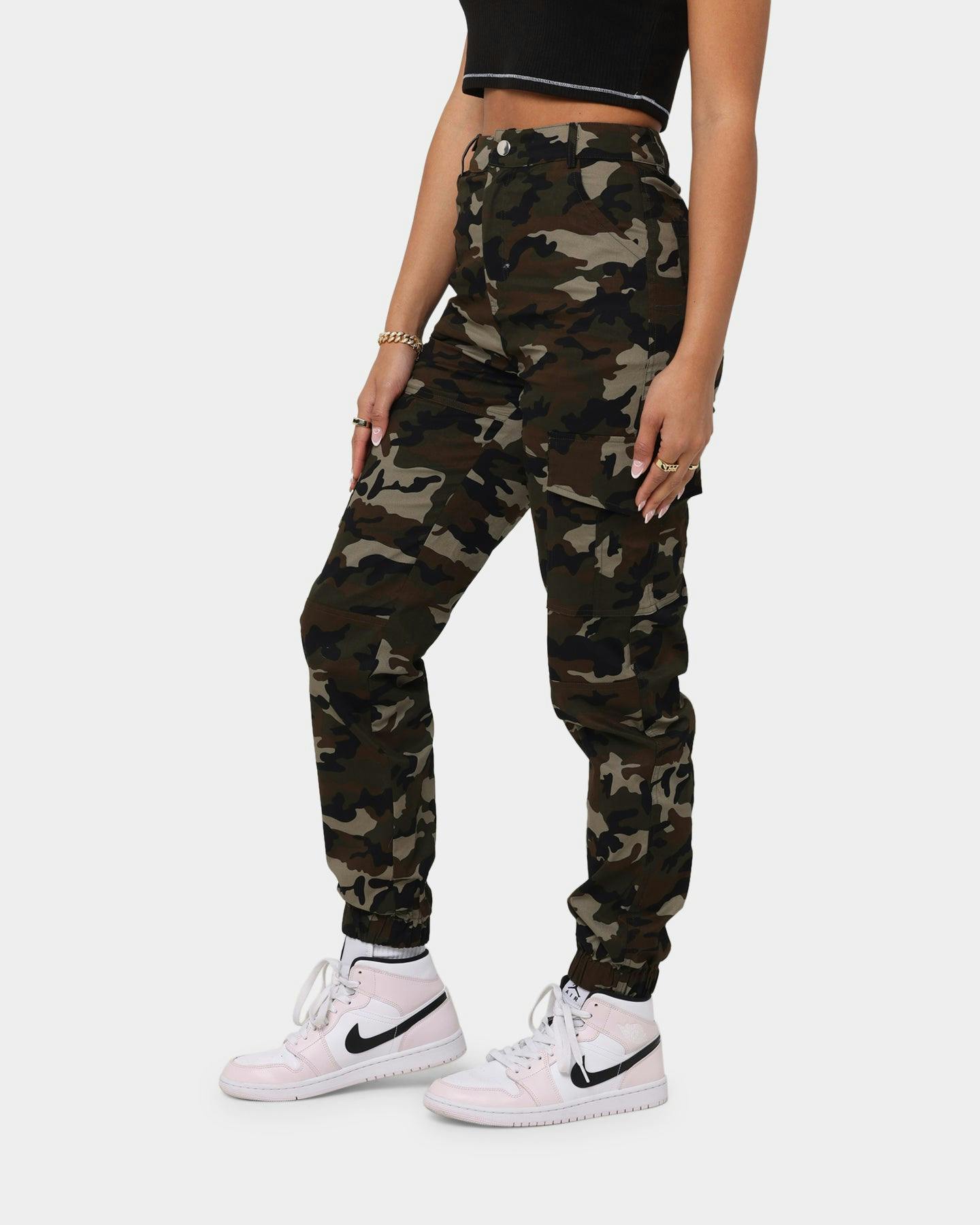 XXIII Women's Camo Cargo Stretch Pant Camo Culture Kings US