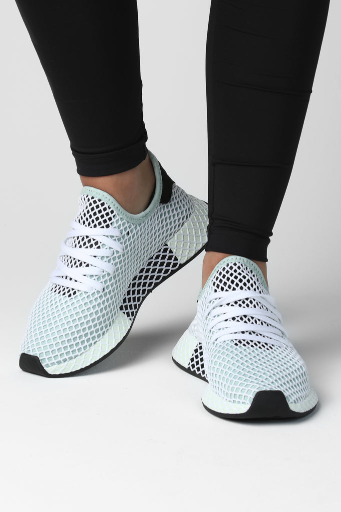 Adidas Originals Women's Deerupt Runner Mint/Black/White