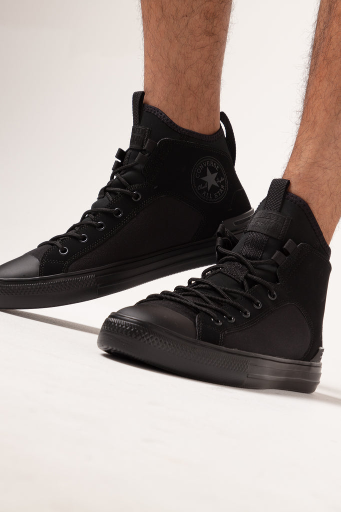 Converse ctas ultra mid black Clearance