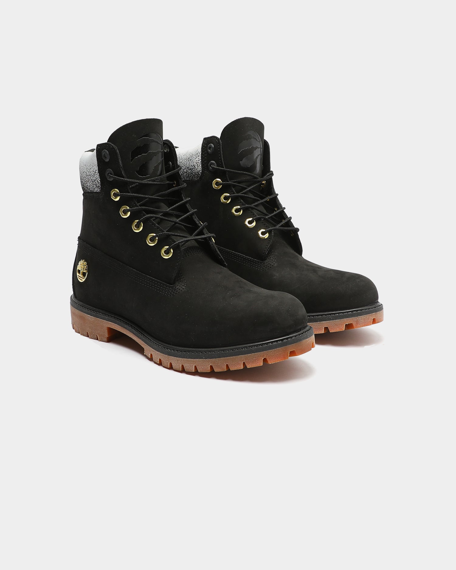 black and gold champion timberland boots
