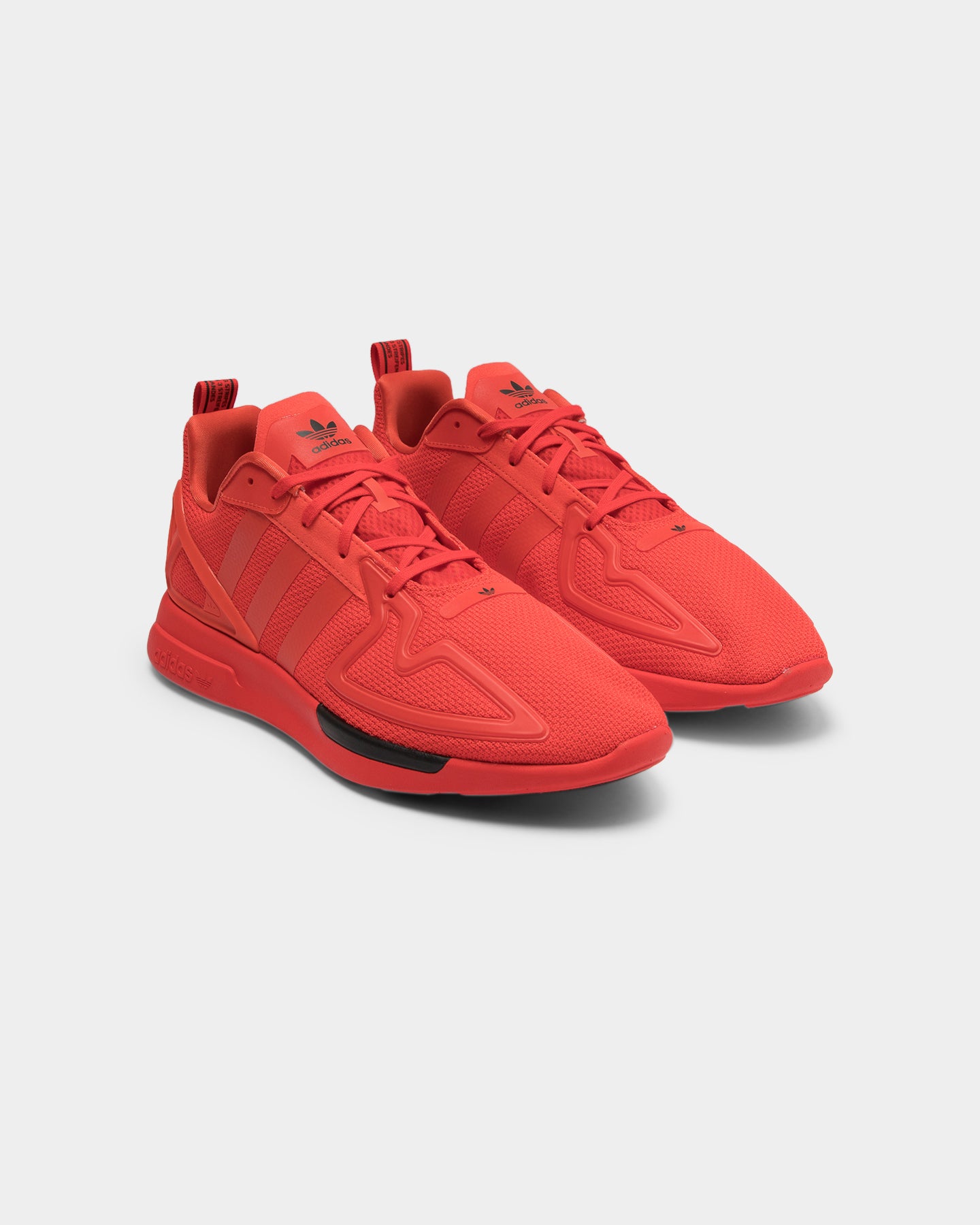 adidas zx flux red and black