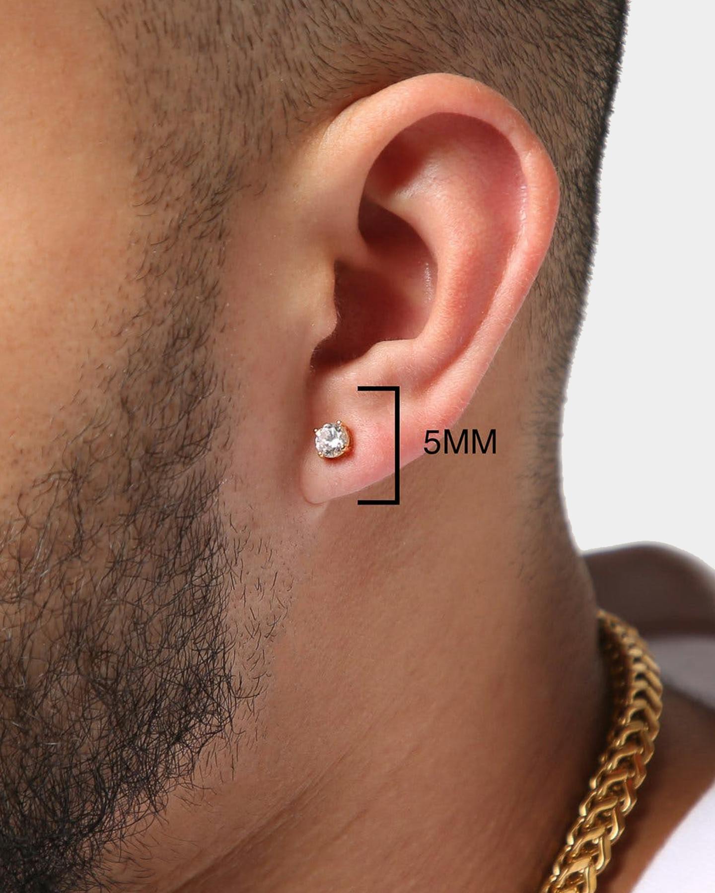 Saint Morta Diamante Earring Gold Plated