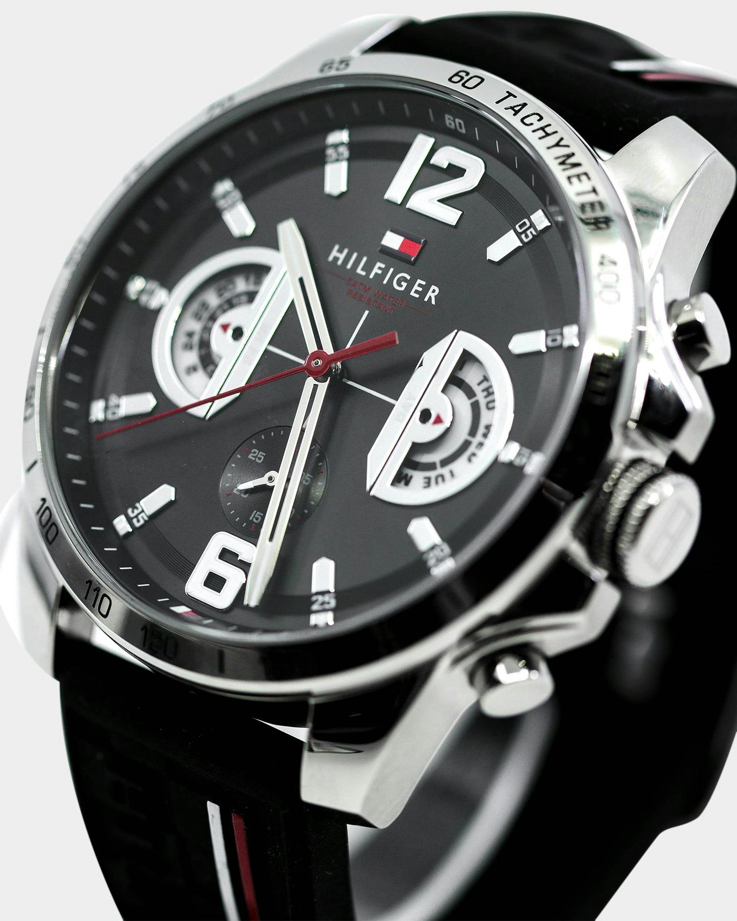 Tommy Hilfiger Decker Watch Black Black Culture Kings Us