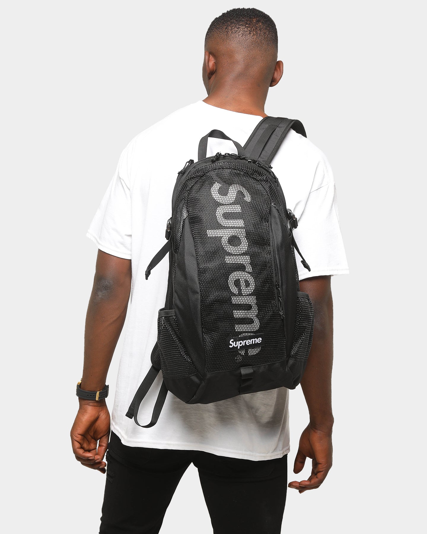 supreme backpack black ss20