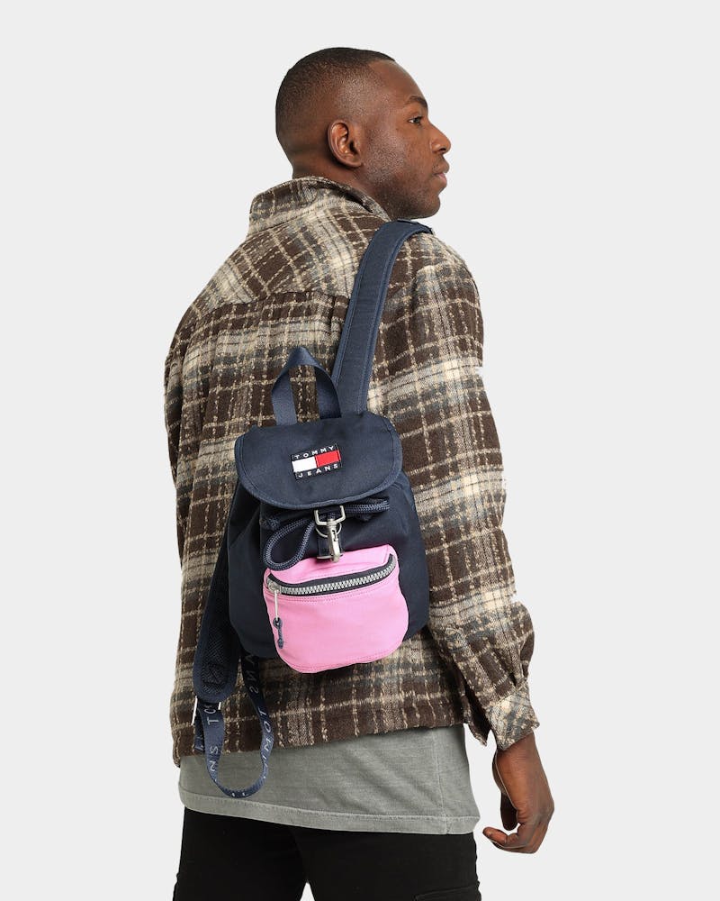 Tommy Jeans TJW Heritage SM Cotton Canvas Backpack Pink Daisy thumbnail - 2