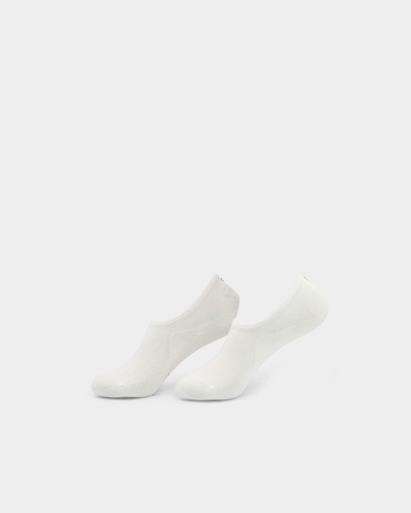 Tommy Hilfiger Breton Stripe 2 Pack No Show Socks White