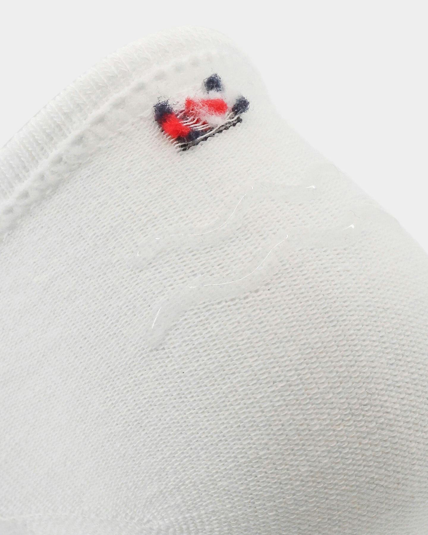 Tommy Hilfiger Breton Stripe 2 Pack No Show Socks White