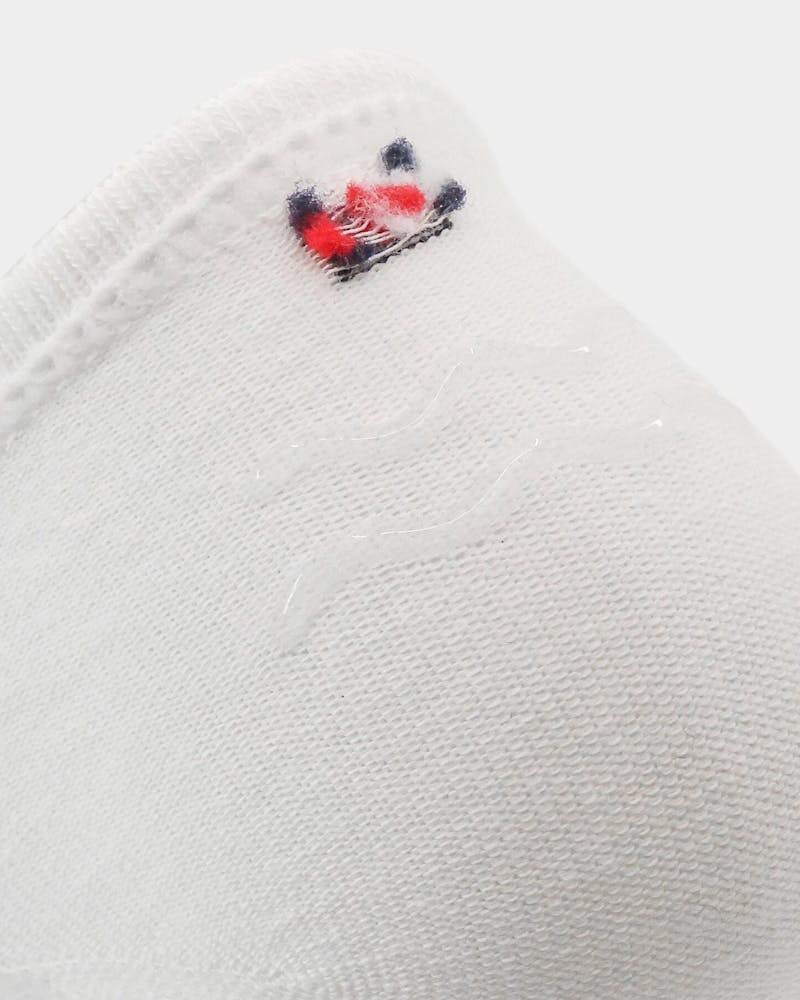 Tommy Hilfiger Breton Stripe 2 Pack No Show Socks White thumbnail - 4