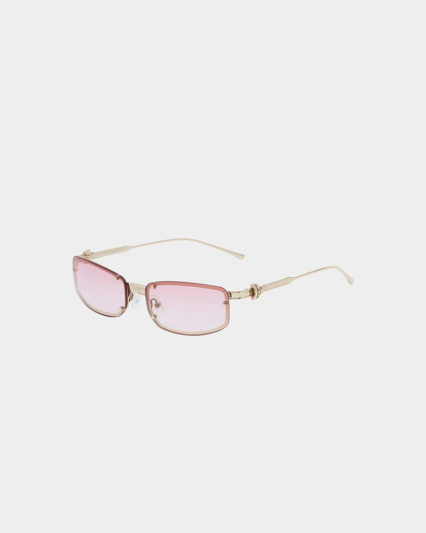 NUQE Velvet Sunglasses Peach/Gold