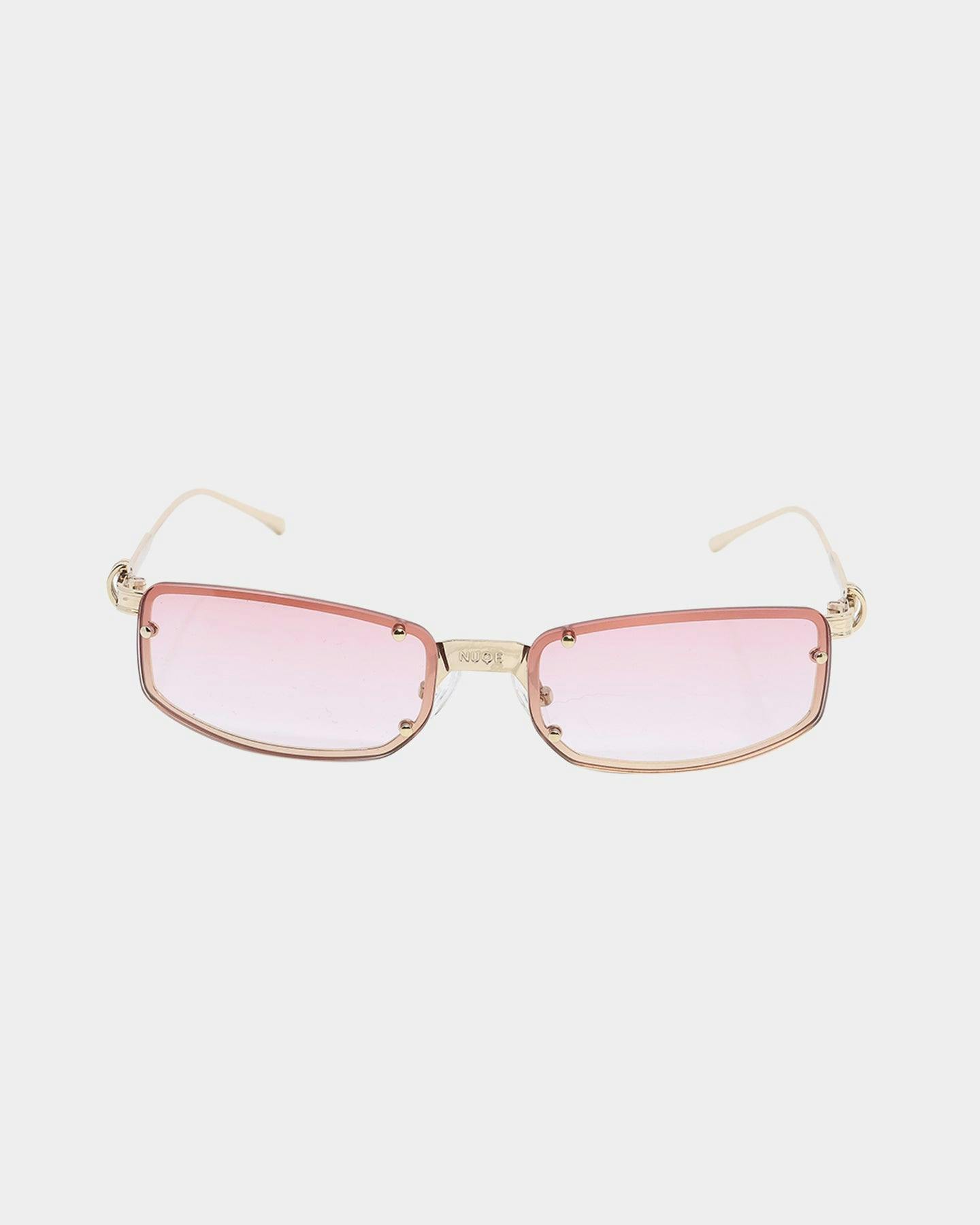NUQE Velvet Sunglasses Peach/Gold