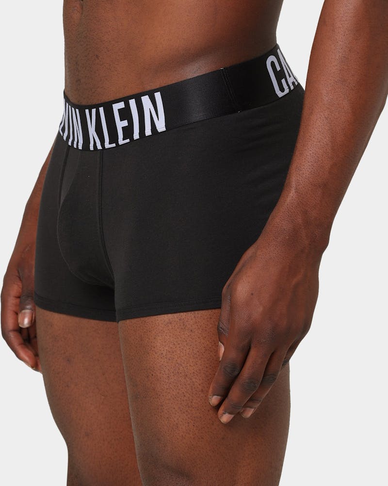 Calvin Klein Stretch Cotton Trunks 3 Pack Black/Blue thumbnail - 11