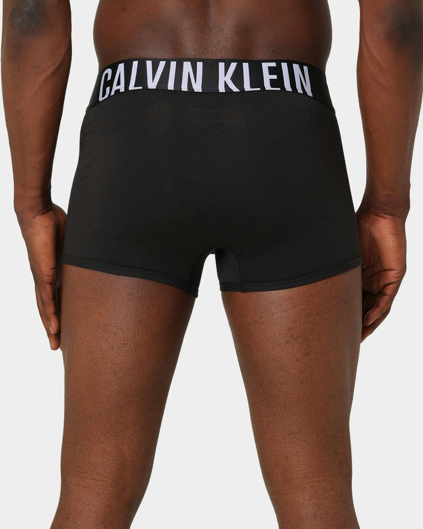 Calvin Klein Stretch Cotton Trunks 3 Pack Black/Blue