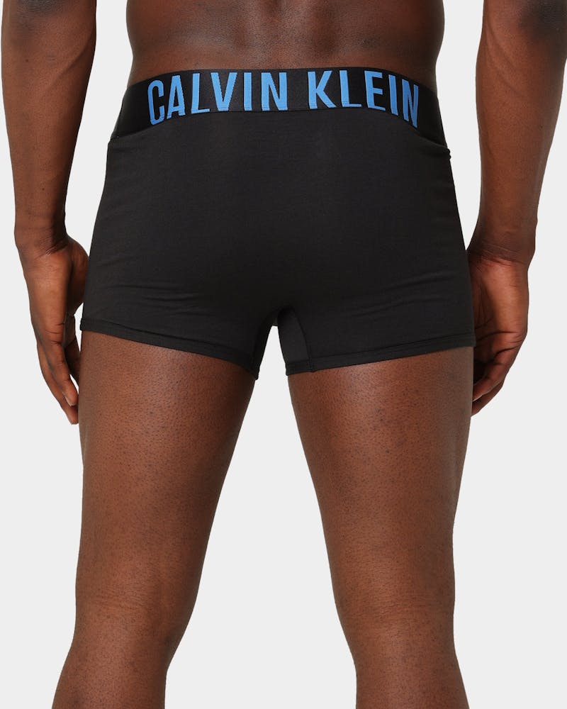 Calvin Klein Stretch Cotton Trunks 3 Pack Black/Blue thumbnail - 6