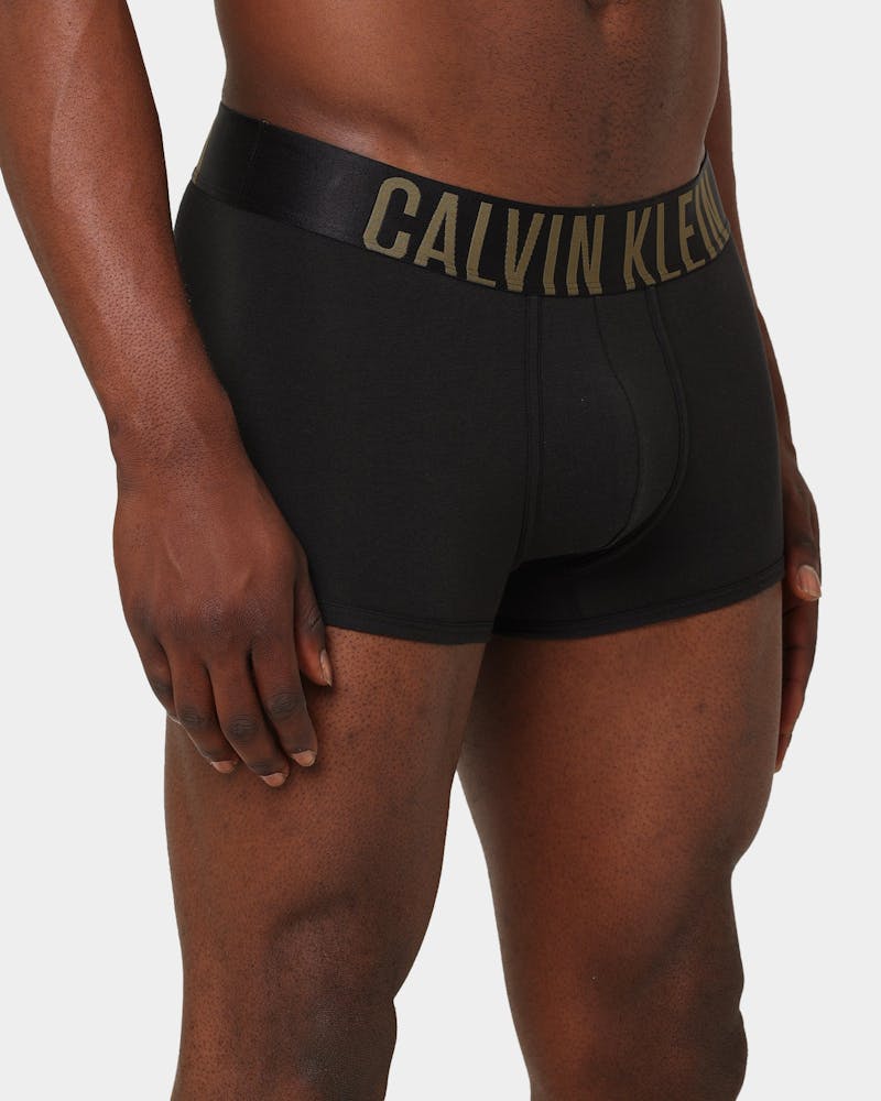 Calvin Klein Stretch Cotton Trunks 3 Pack Black/Blue thumbnail - 7