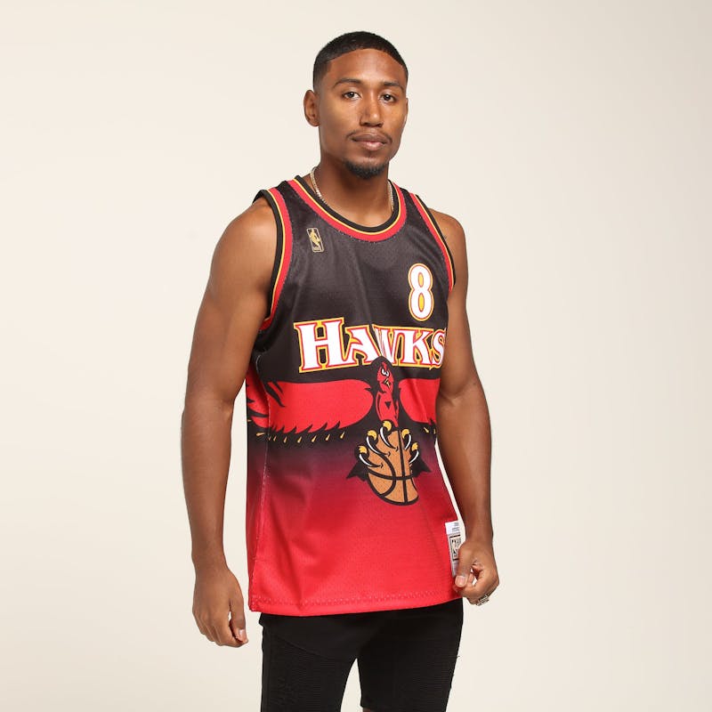 Mitchell & Ness Atlanta Hawks Steve Smith #8 Road Swingman ...