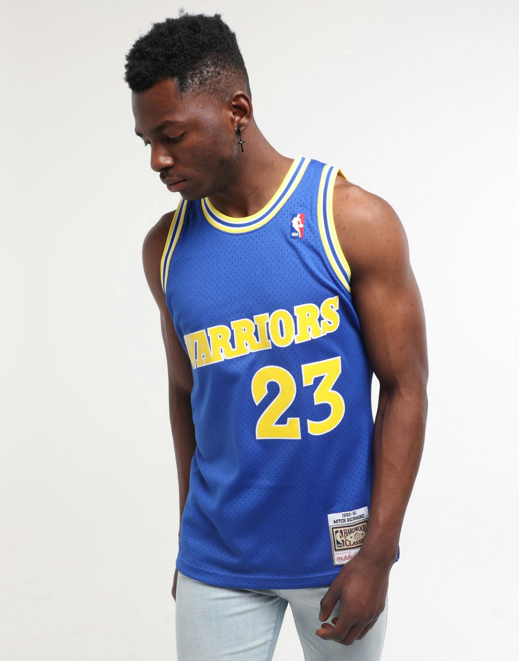 Mitchell Ness Golden State Warriors Mitch Richmond 23 Swingman Jersey Royal Culture Kings Us