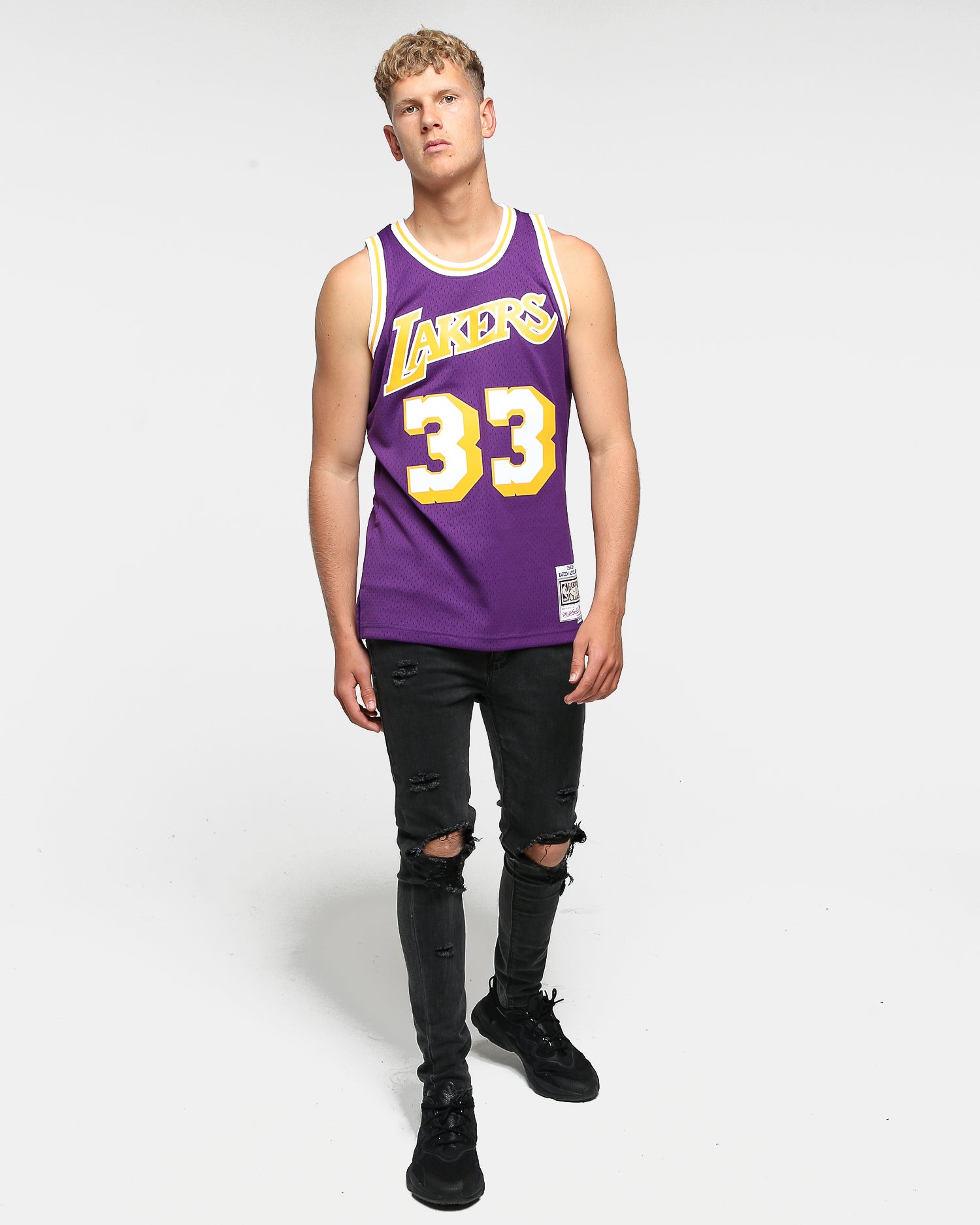 kareem abdul jabbar jersey purple