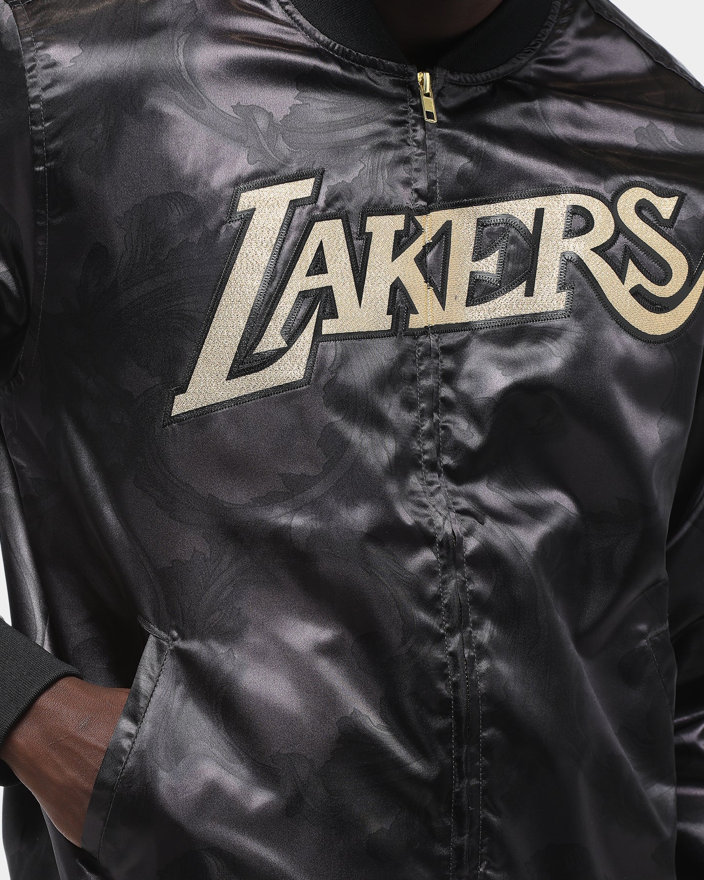 gold lakers jacket