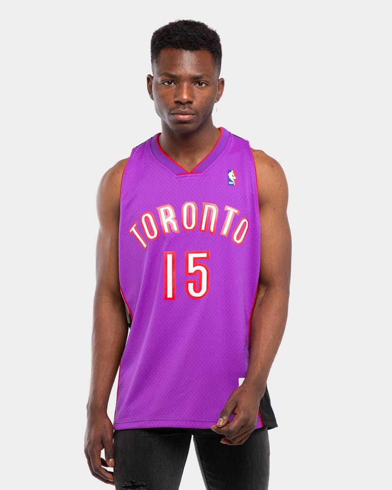Mitchell Ness Toronto Raptors Vince Carter 15 99 00 Swingman Nba Jersey Purple Culture Kings Us