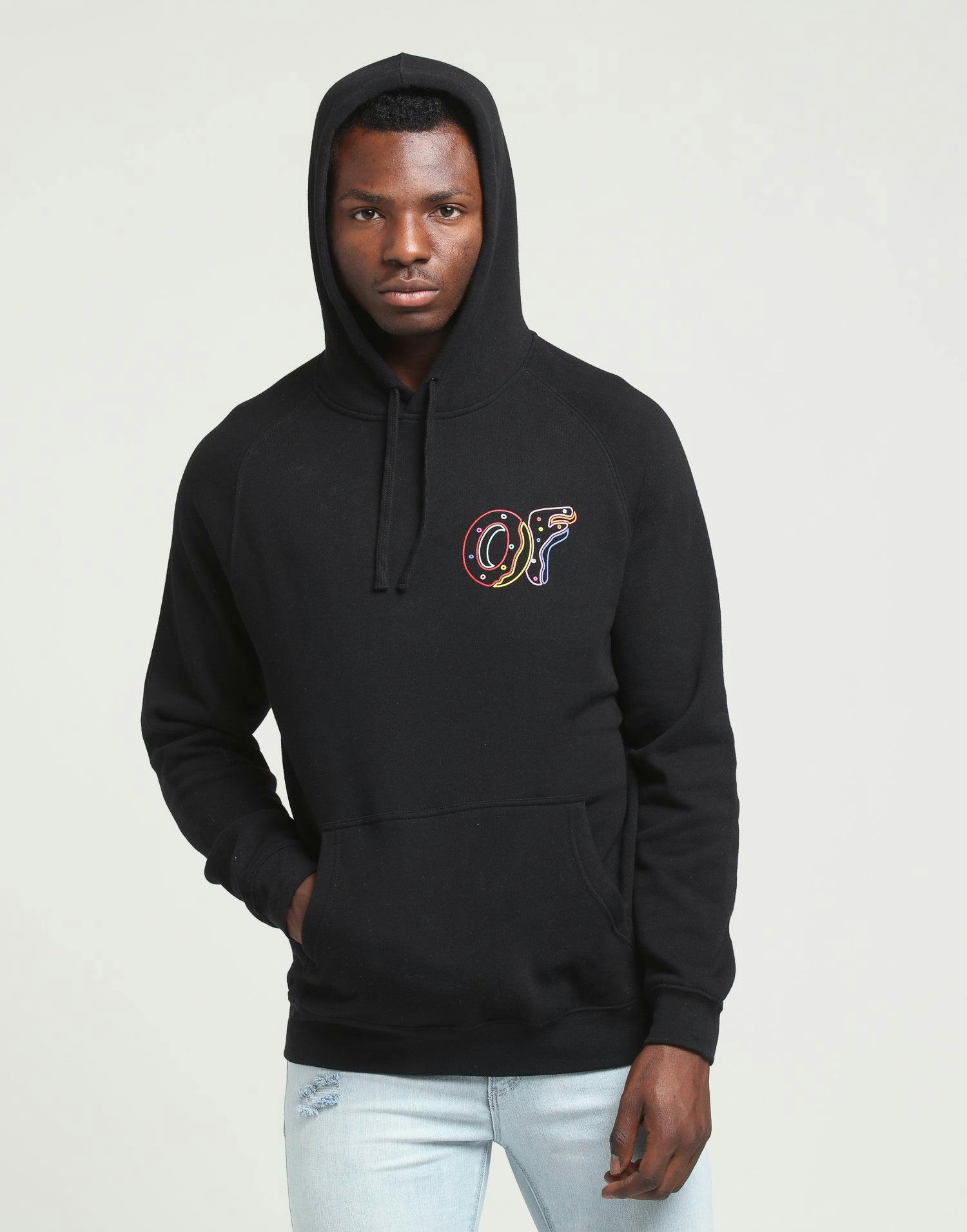 Odd Future Rainbow Donut Pullover Hood Black Culture Kings Us