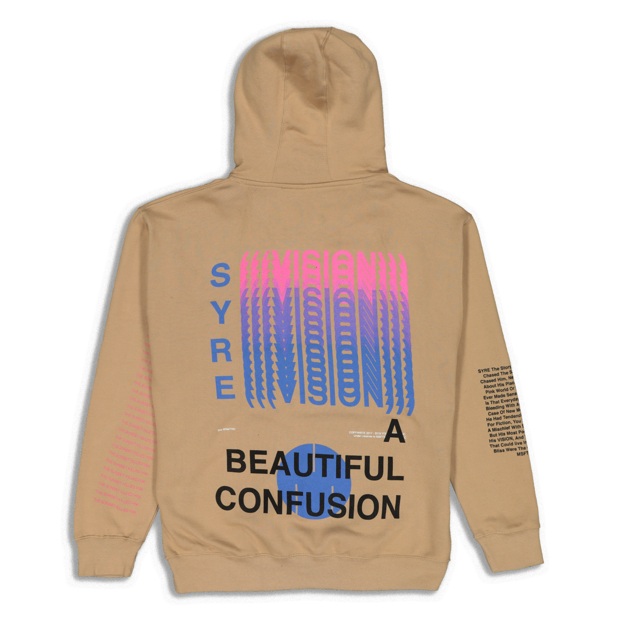 blue syre hoodie