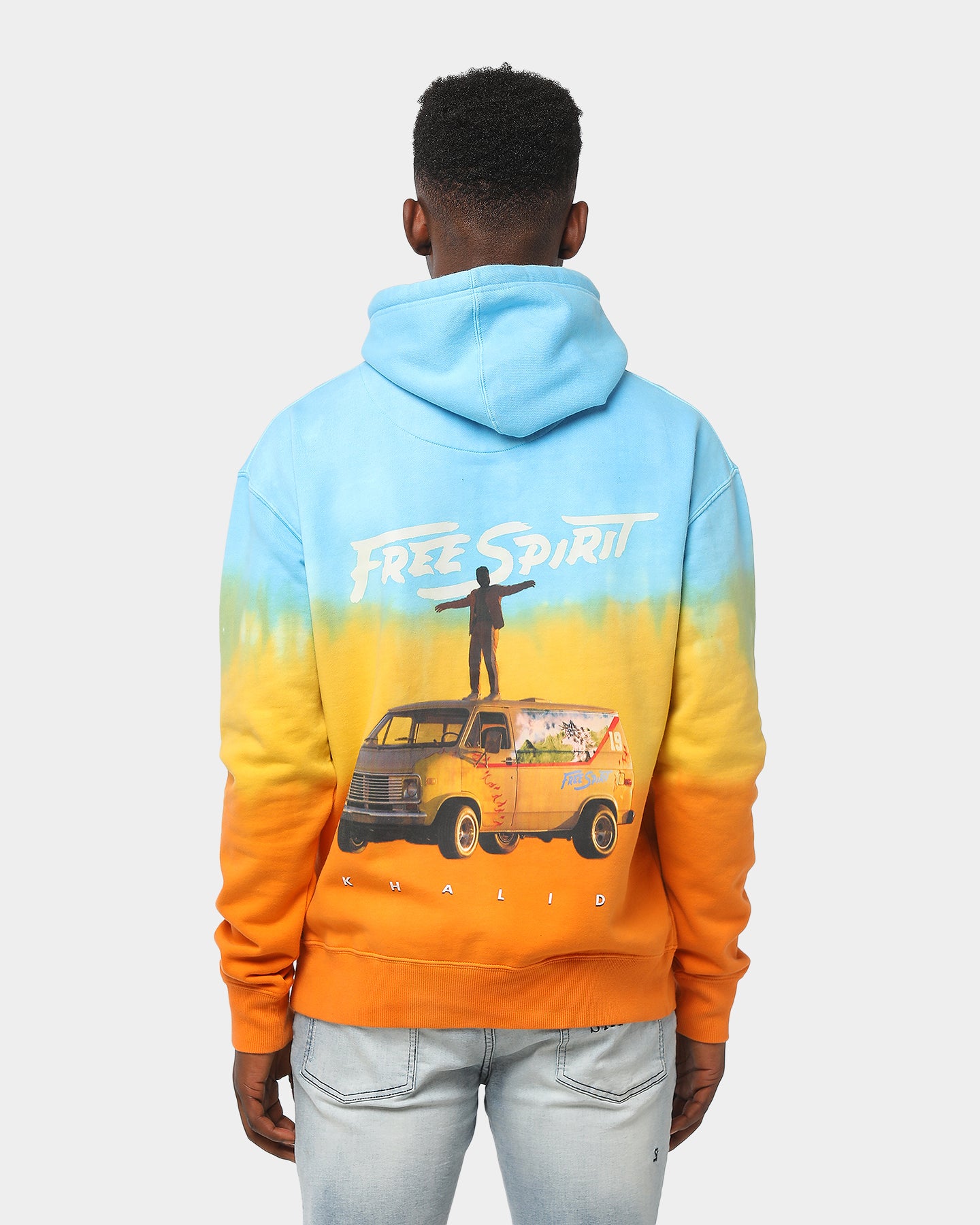 khalid free spirit orange hoodie