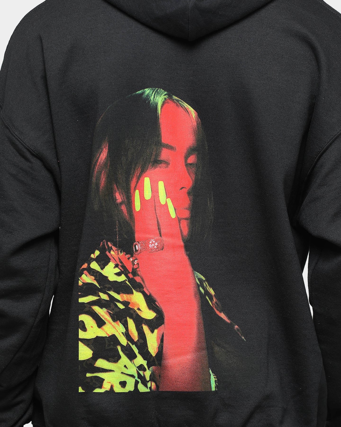 billie eilish hoodie red