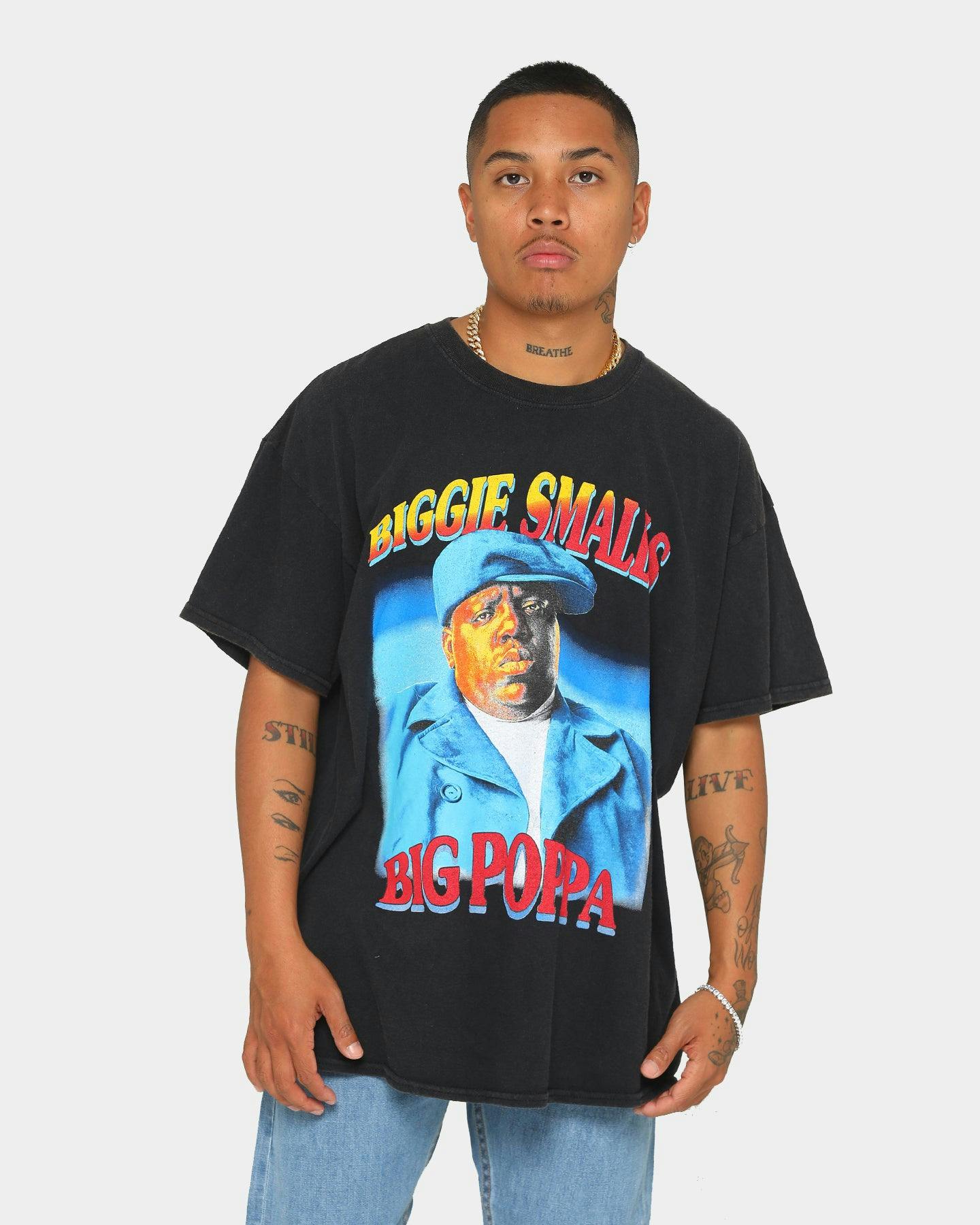 Notorious B I G Big Poppa Vintage T Shirt Black Wash Culture Kings Us