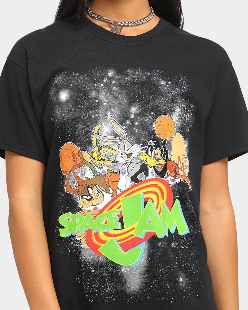 Space Jam Bugs Bunny Short Sleeve T-Shirt Black Culture 