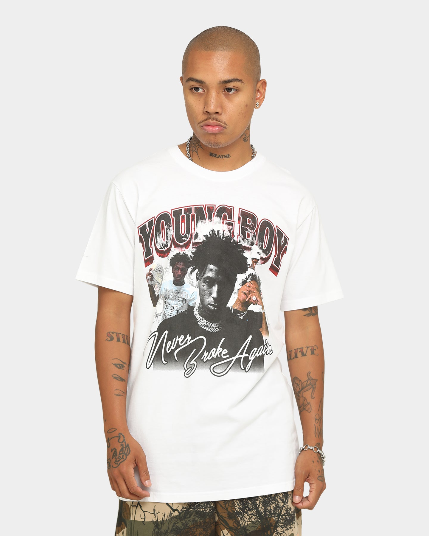 NBA Youngboy YoungBoy T-Shirt White 