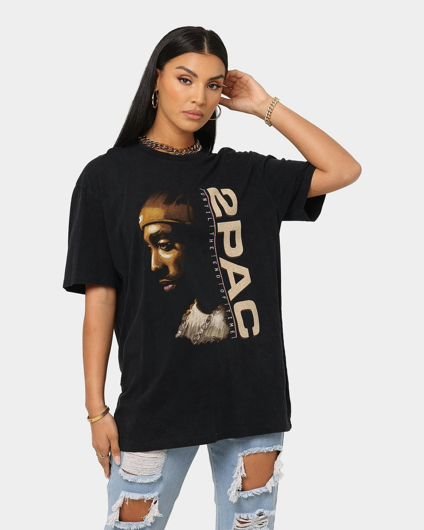 TUPAC Uteot Litho Short-Sleeve T-Shirt Black | Culture Kings US