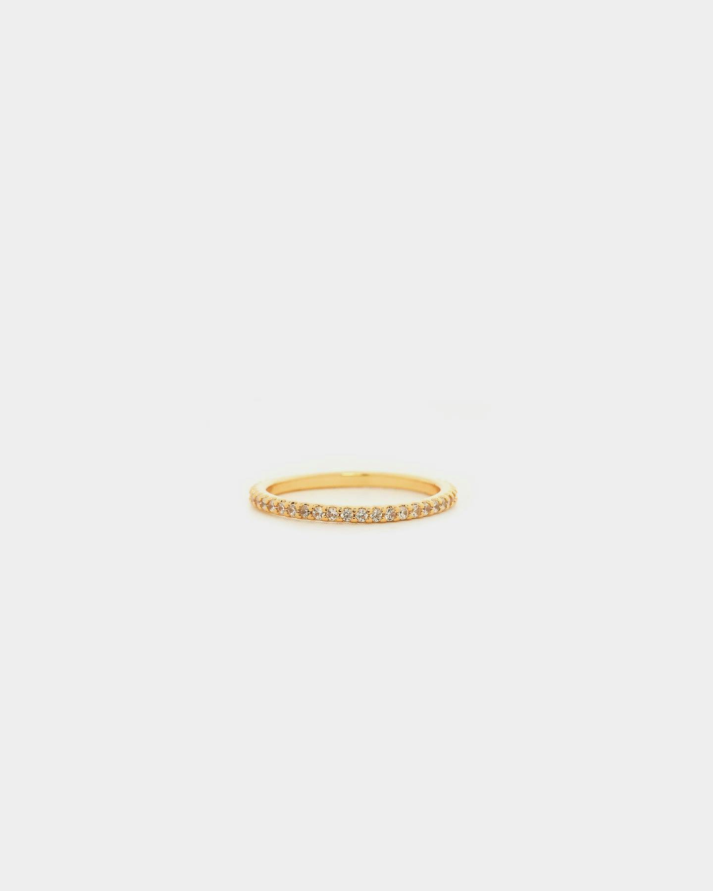Raising Hell Women's Xena Ring Stack Iced Gold