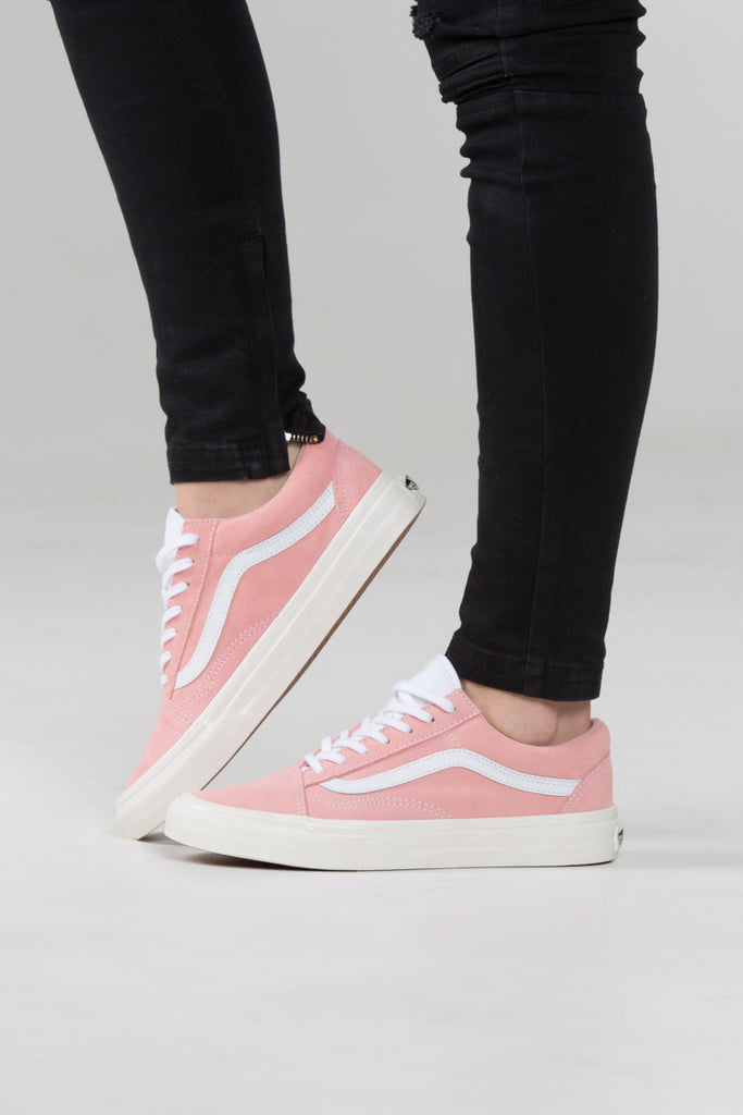 Vans Women's Old Skool Pink/White Vans Women's Old Skool Pink/White
