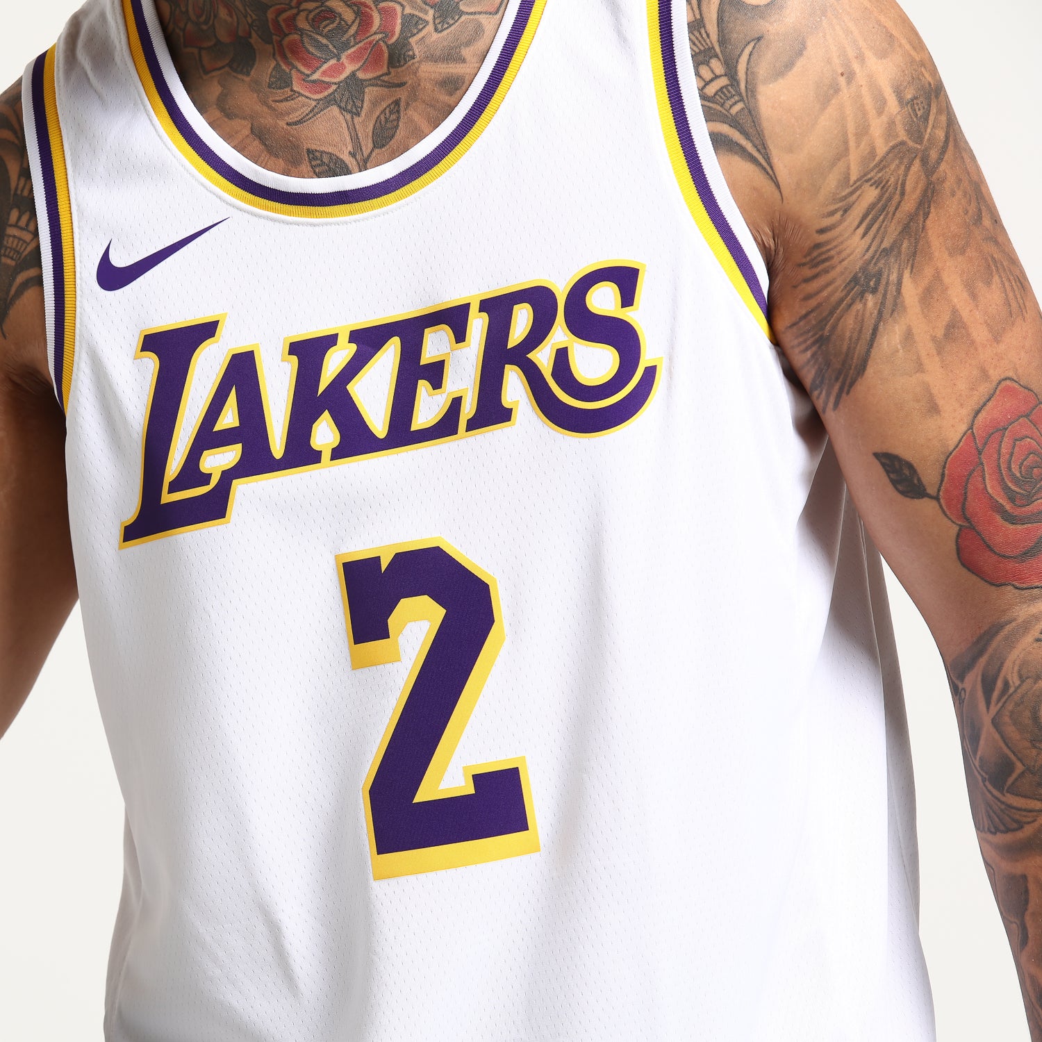 los angeles lakers white jersey