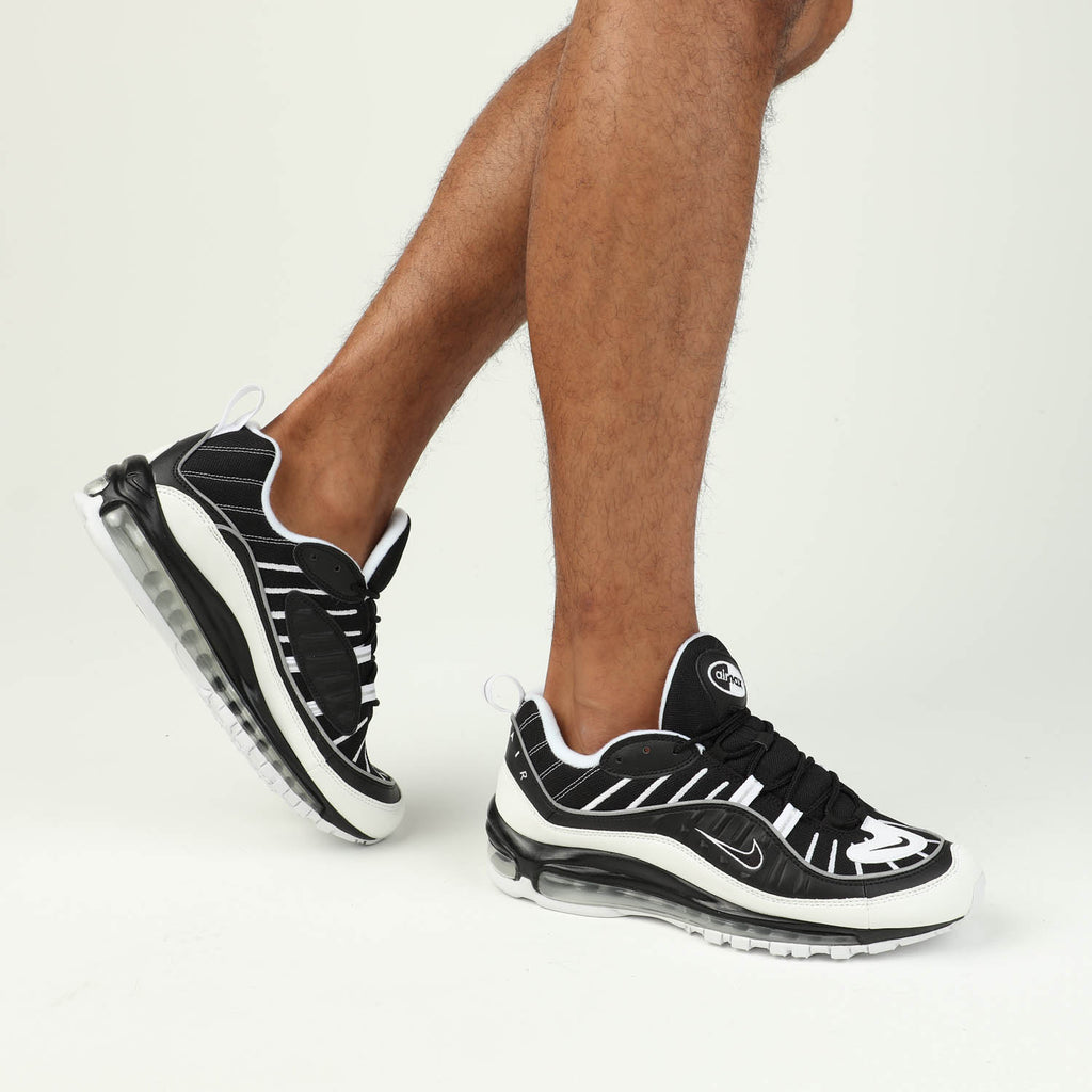 Nike Air Max 98 BlackWhiteSilver Nike Air Max 98 BlackWhiteSilver