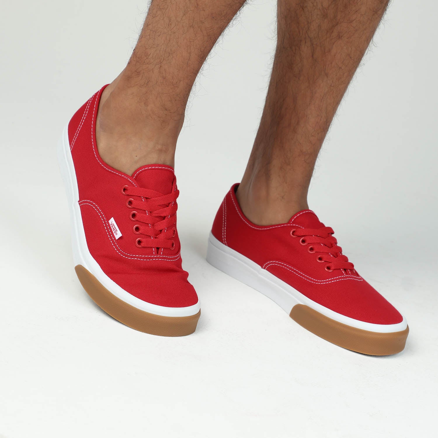 vans authentic white gum