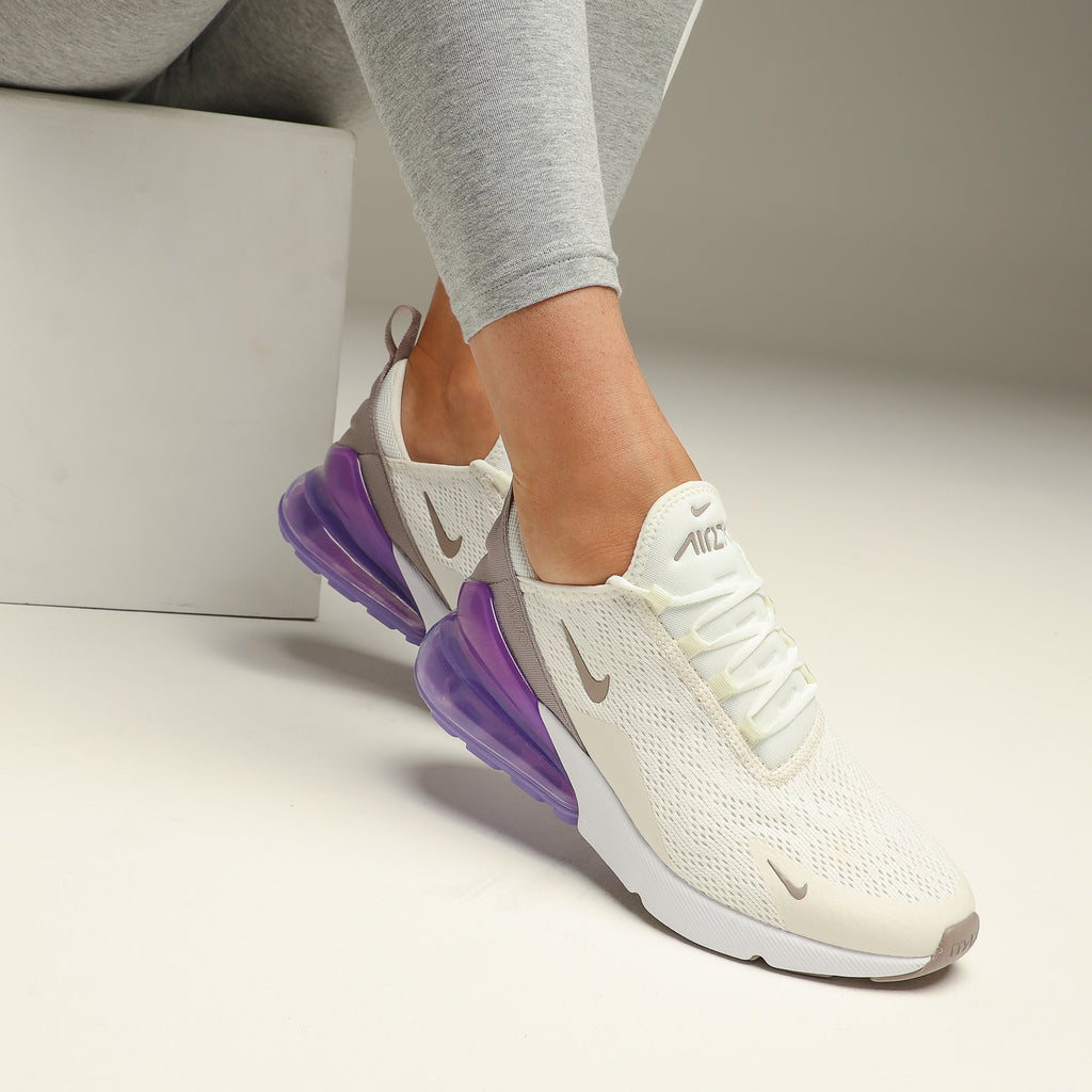 Nike Women's Air Max 270 SailSpace Purple Nike Air Max 270 Sneakers SailPumiceSpace PurpleWhite