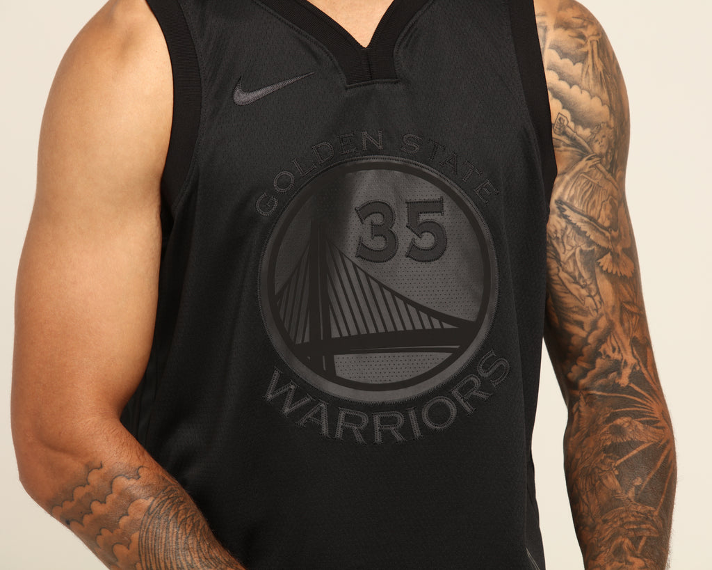 kevin durant black warriors jersey