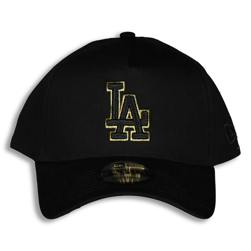 New Era Los Angeles Dodgers 9forty A Frame Snapback Outline Black Gold Culture Kings Us