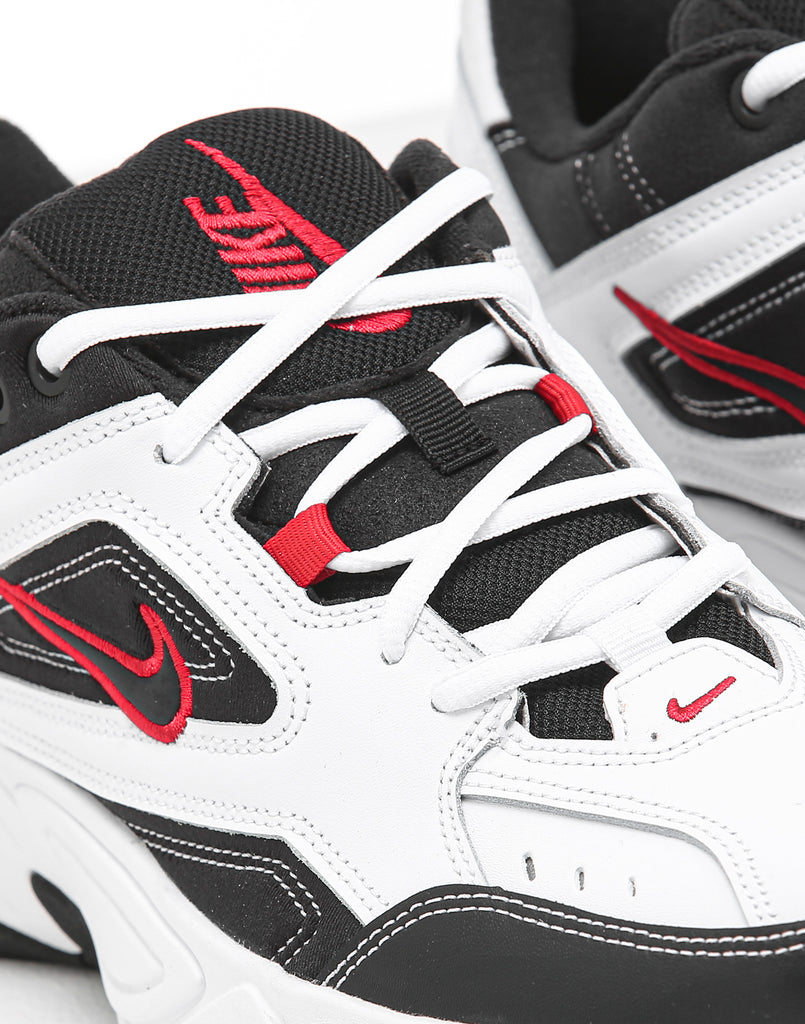 nike m2k tekno white black red
