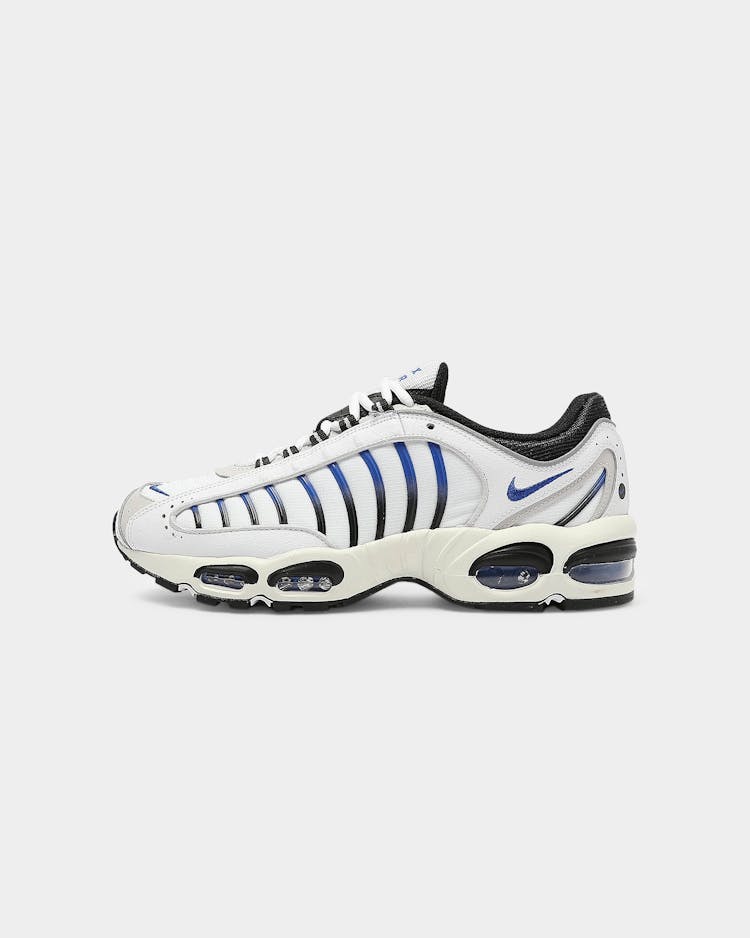 nike tailwind white blue